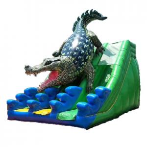 Inflatable Crocodile Slide