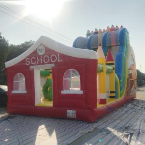 School Theme Inflatable Slide